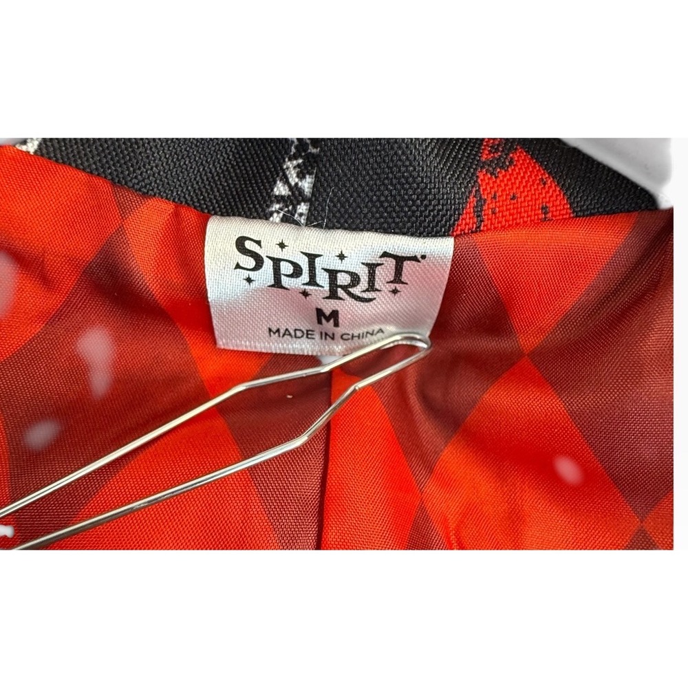 Spirit Halloween Twisted Circus Suit M Red Black White Harlequin 3 pieces - Picture 14 of 14